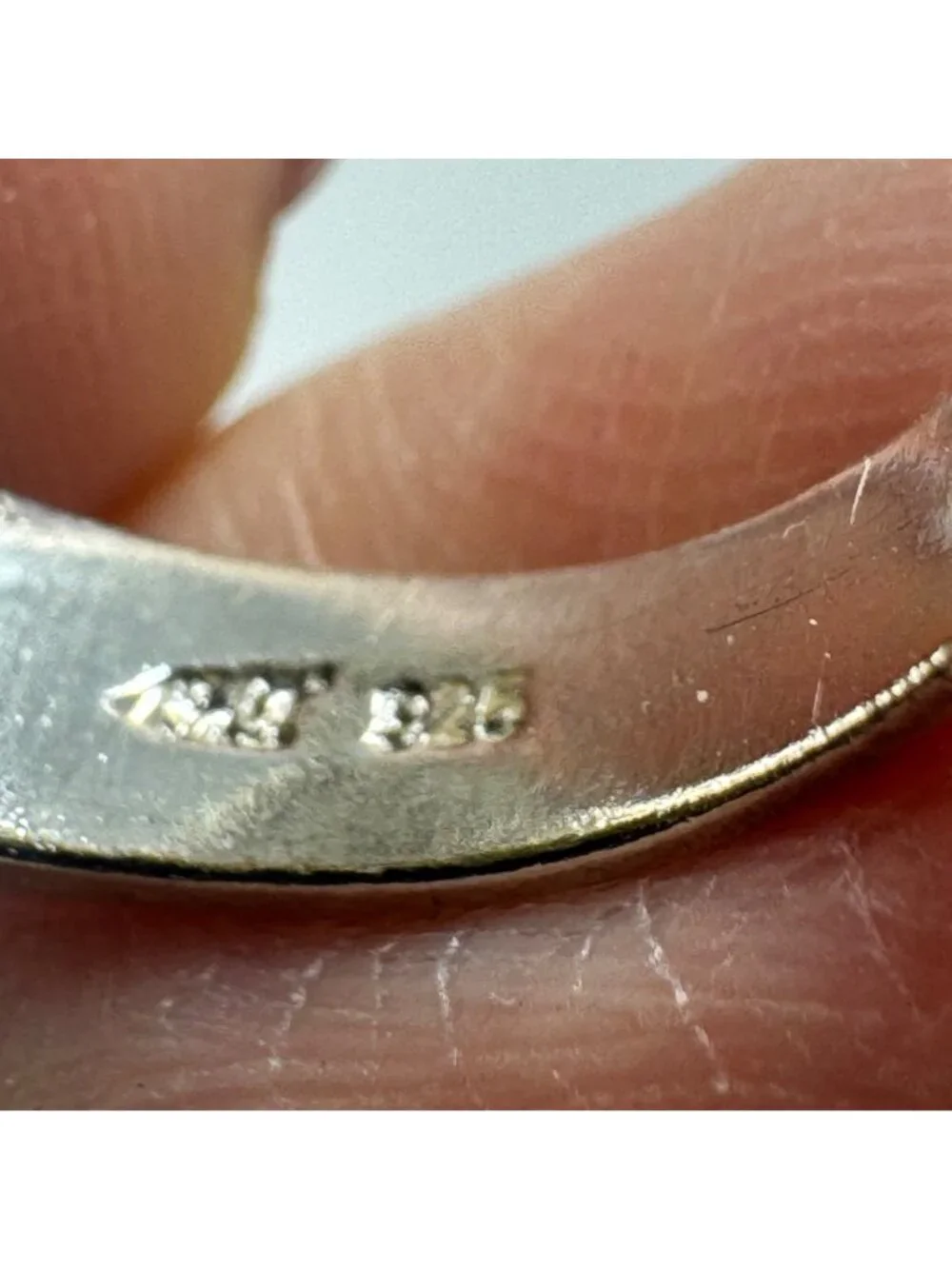 Citrine Filigree Design Statement Ring Sterling Silver 925 Size 9.5